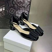 Dior Idylle Ballet Pump Black Patent Calfskin and Grosgrain 3.5cm - 1