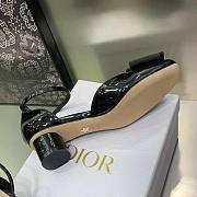 Dior Idylle Ballet Pump Black Patent Calfskin and Grosgrain 3.5cm - 6