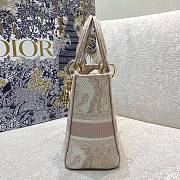 Dior Lady D-lite Rose Des Vents Toile de Jouy 24x20x11cm - 5