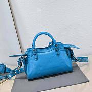 Balenciaga Neo Cagole XS Handbag in Blue 26x18x13cm - 2