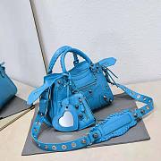 Balenciaga Neo Cagole XS Handbag in Blue 26x18x13cm - 5