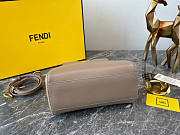 Fendi Peekapoo Mini Beige Handbag 23x18x11cm - 2