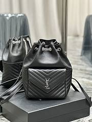 YSL Joe Backpack Black In Lambskin 22x29x15cm - 1