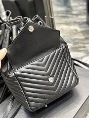 YSL Joe Backpack Black In Lambskin 22x29x15cm - 2