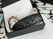 Chanel 22k Lambskin Hobo Black Bag 24x17.5x6cm - 6