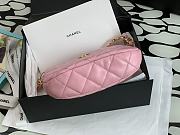 Chanel 22k Lambskin Hobo Pink Bag 24x17.5x6cm - 5