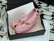 Chanel 22k Lambskin Hobo Pink Bag 24x17.5x6cm - 4