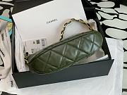 Chanel 22k Lambskin Hobo Green Bag 24x17.5x6cm - 4