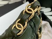 Chanel 22k Lambskin Hobo Green Bag 24x17.5x6cm - 5