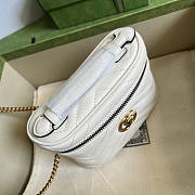 Gucci GG Marmont Mini Top Handle Bag White 16x10x5.5cm - 4