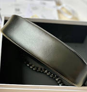 Celine Medium Ava Chain in Smooth Calfskin Black 25x12x9cm - 5