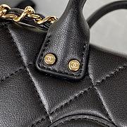 Chanel Vanity Case Calfskin & Gold-Tone Metal Black 15x20.5x10.5cm - 3