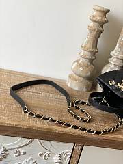 Chanel Bucket Bag Black Caviar Gold 20cm - 6