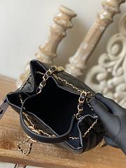 Chanel Bucket Bag Black Caviar Gold 20cm - 4