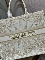 Dior Large Book Tote Rêve d'Infini Gold-Tone Metallic Thread 42x35x18.5cm - 2