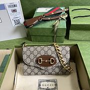 Gucci Horsebit 1955 Mini Brown Bag 20x12x5.5cm - 1