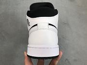 Nike Air Jordan 1 Mid Black White Diamond - 6