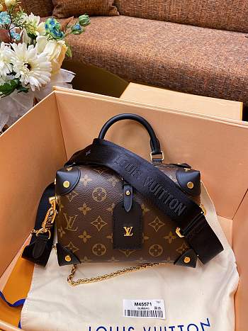 Louis Vuitton LV Petite Malle Souple Black 20 x 14 x 7.5 cm