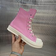 Rick Owens Pink  SS23 Sneakers - 3