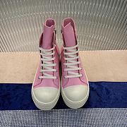 Rick Owens Pink  SS23 Sneakers - 5