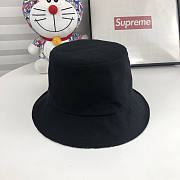 Dior Teddy D CD Oblique Black Reversible Small Brim Bucket Hat - 4