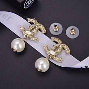 Chanel Earrings Metal, Glass Pearls, Resin & Diamantes - 1