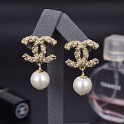 Chanel Earrings Metal, Glass Pearls, Resin & Diamantes - 5