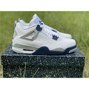 Jordan 4 Retro White Midnight Navy - 1