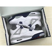 Jordan 4 Retro White Midnight Navy - 5