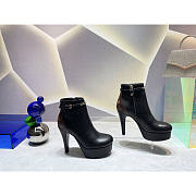 Louis Vuitton LV Afterglow Platform Ankle Boot Black 11.5cm - 1