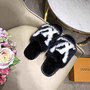 LV Homey mink Flat Slippers Black - 5