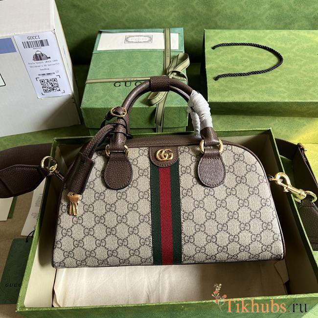 Gucci Ophidia Medium GG Top Handle Bag 32.5x20x16cm - 1