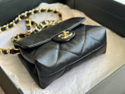 Chanel Small Flap Bag Lambskin Black 20.5x15x8cm - 4