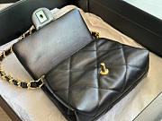 Chanel Small Flap Bag Lambskin Black 20.5x15x8cm - 5