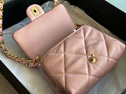 Chanel Small Flap Bag Lambskin Pink 20.5x15x8cm - 2