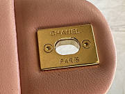 Chanel Small Flap Bag Lambskin Pink 20.5x15x8cm - 3