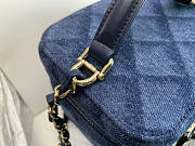 Chanel Vanity Case Denim 15x11x12cm - 2