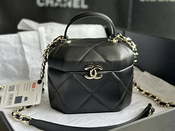 Chanel Vanity Case Black 16.5x15.5x11.5cm