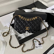 Chanel Wallet On Chain Black Caviar Gold 19x12x3.5cm - 1