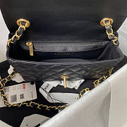 Chanel Mini Flap Bag Black 19x14.5x6.5cm - 3