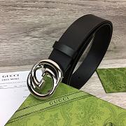 Gucci Silver Belt Width 4cm - 1