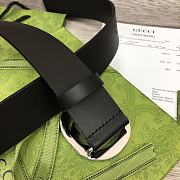 Gucci Silver Belt Width 4cm - 6