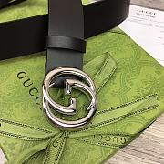 Gucci Silver Belt Width 4cm - 2