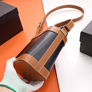 YSL Aphile Bucket Crossbody Leather Black 17x5x11cm - 6