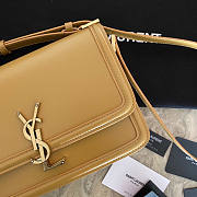 YSL Solferino Leather Bag Yellow 23x16x6cm - 2