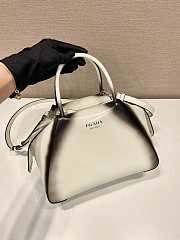 Prada Small Brushed Leather Prada Supernova Handbag White 25.5x13.5x18cm - 6