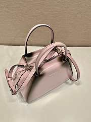 Prada Small Brushed Leather Prada Supernova Handbag Pink 25.5x13.5x18cm - 4