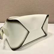 Prada Small Brushed Leather Prada Supernova Handbag White 25.5x13.5x18cm - 3