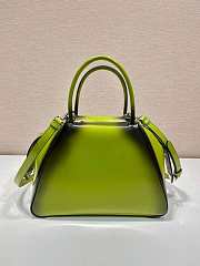 Prada Small Brushed Leather Prada Supernova Handbag Green 25.5x13.5x18cm - 5