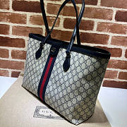 Gucci Ophidia Medium GG Blue Tote Bag 38x28x14cm - 4